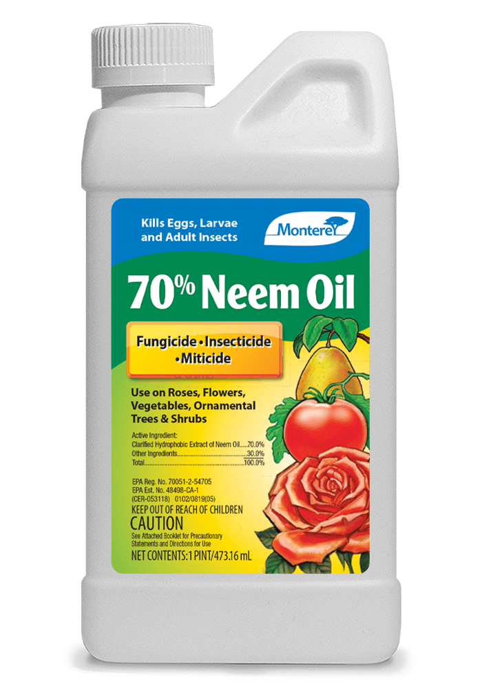 Bottle of 70% Neem Oil.