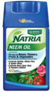 Bottle of Natria Neem Oil.