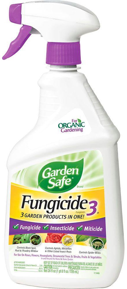 Bottle of Garden Safe® Fungicide 3®. 