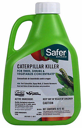 Jug of Safer® Caterpillar Killer.