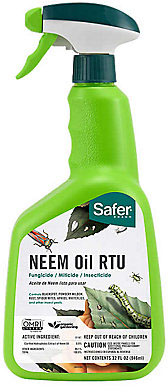 Bottle of Safer® Neem Oil RTU.