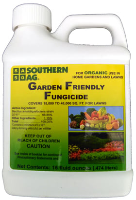 Bottle of Garden Friendly Fungicide.